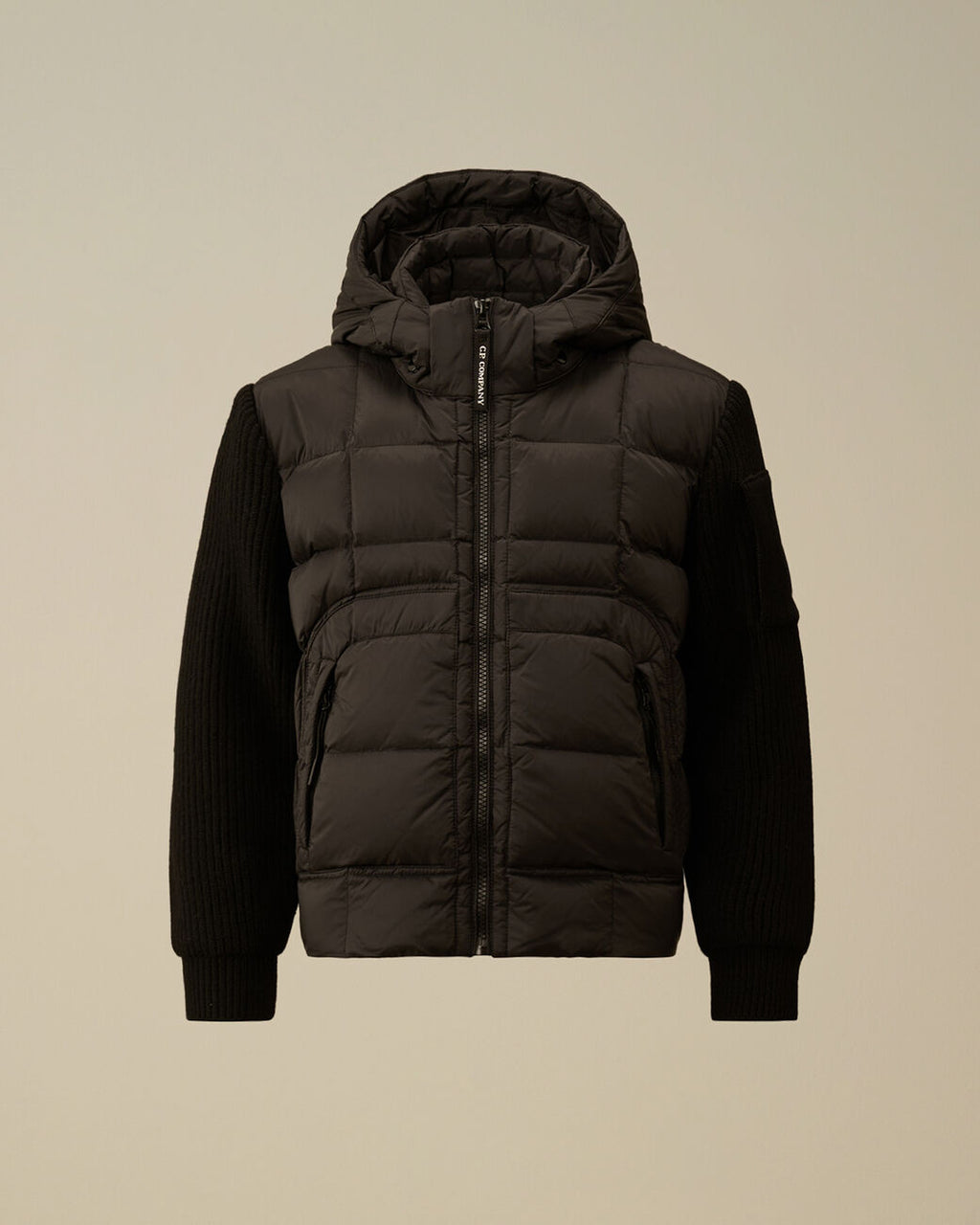 C.P Company - U16 Nylon Mixed Hooded Down Jacket