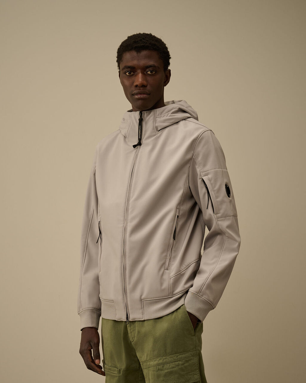 C.P. COMPANY - Veste C.P. Shell-R Hooded Jacket Dark Shadow