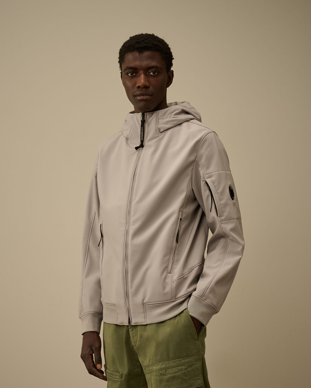 C.P. COMPANY - Veste C.P. Shell-R Hooded Jacket Dark Shadow