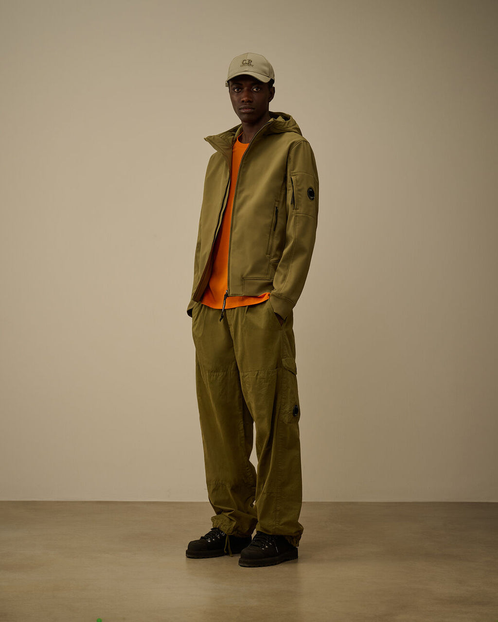 C.P. COMPANY - Veste C.P. Shell-R Hooded Jacket Dark Shadow