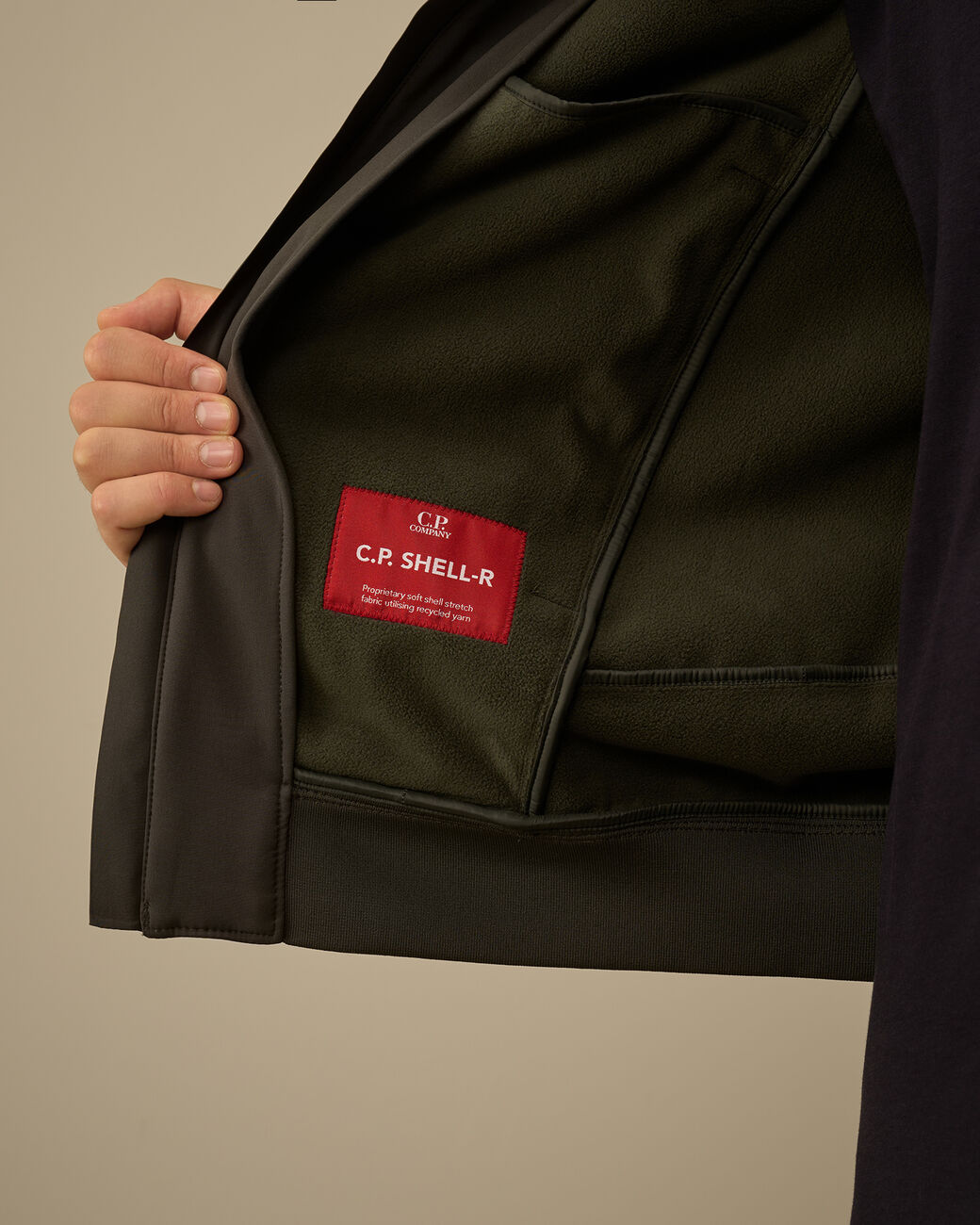 C.P. COMPANY - Veste C.P. Shell-R Hooded Jacket Dark Shadow