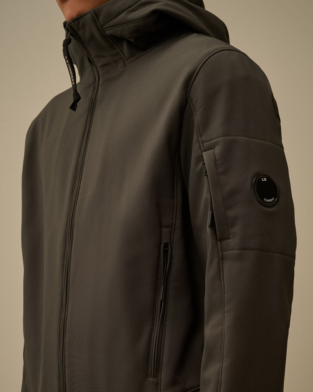 C.P. COMPANY - Veste C.P. Shell-R Hooded Jacket Dark Shadow