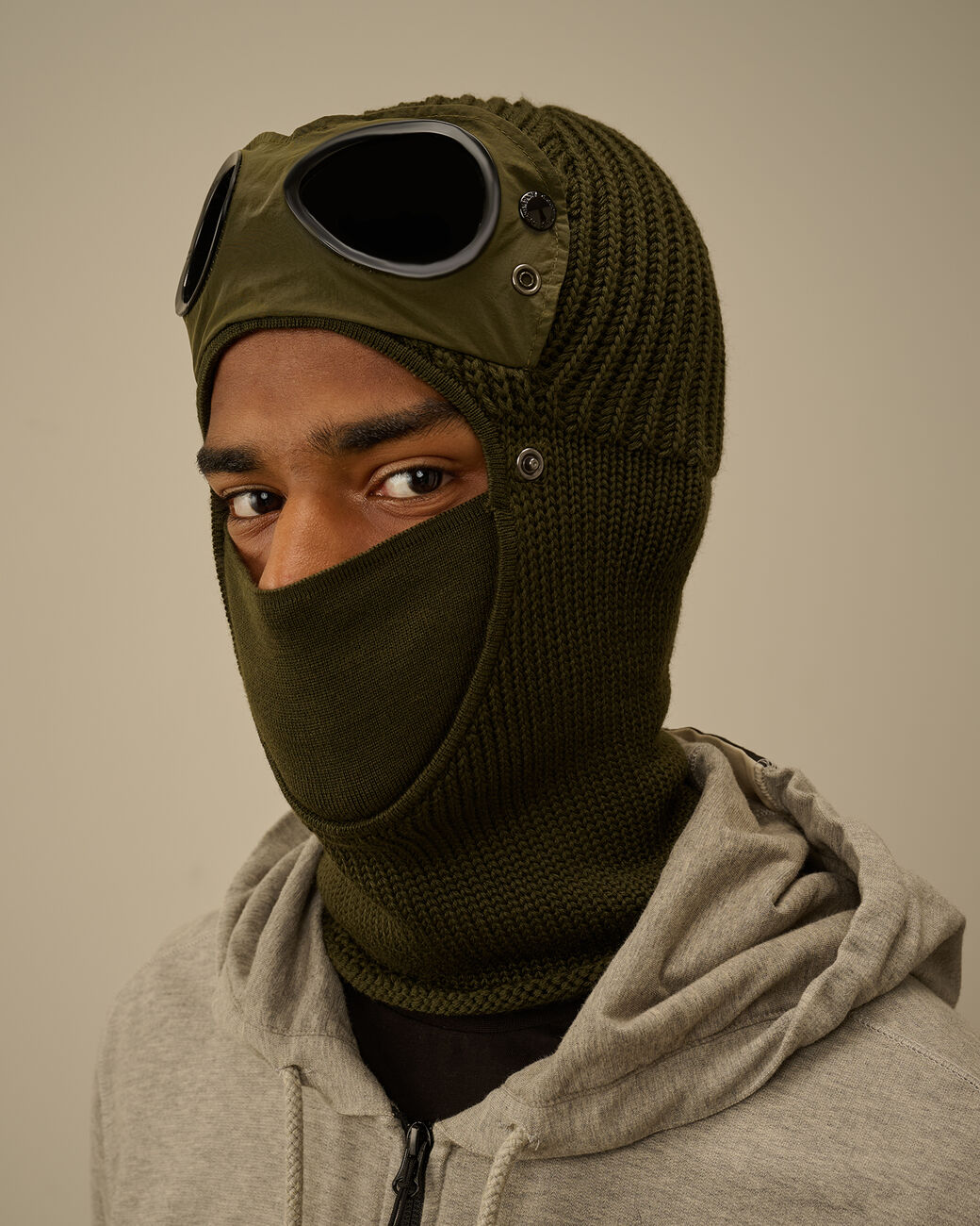 C.P Company - Extrafine Merino Wool Goggle Balaclava