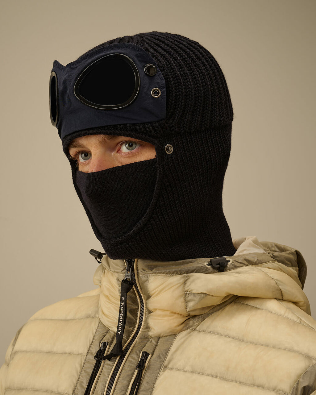 C.P Company - Extrafine Merino Wool Goggle Balaclava