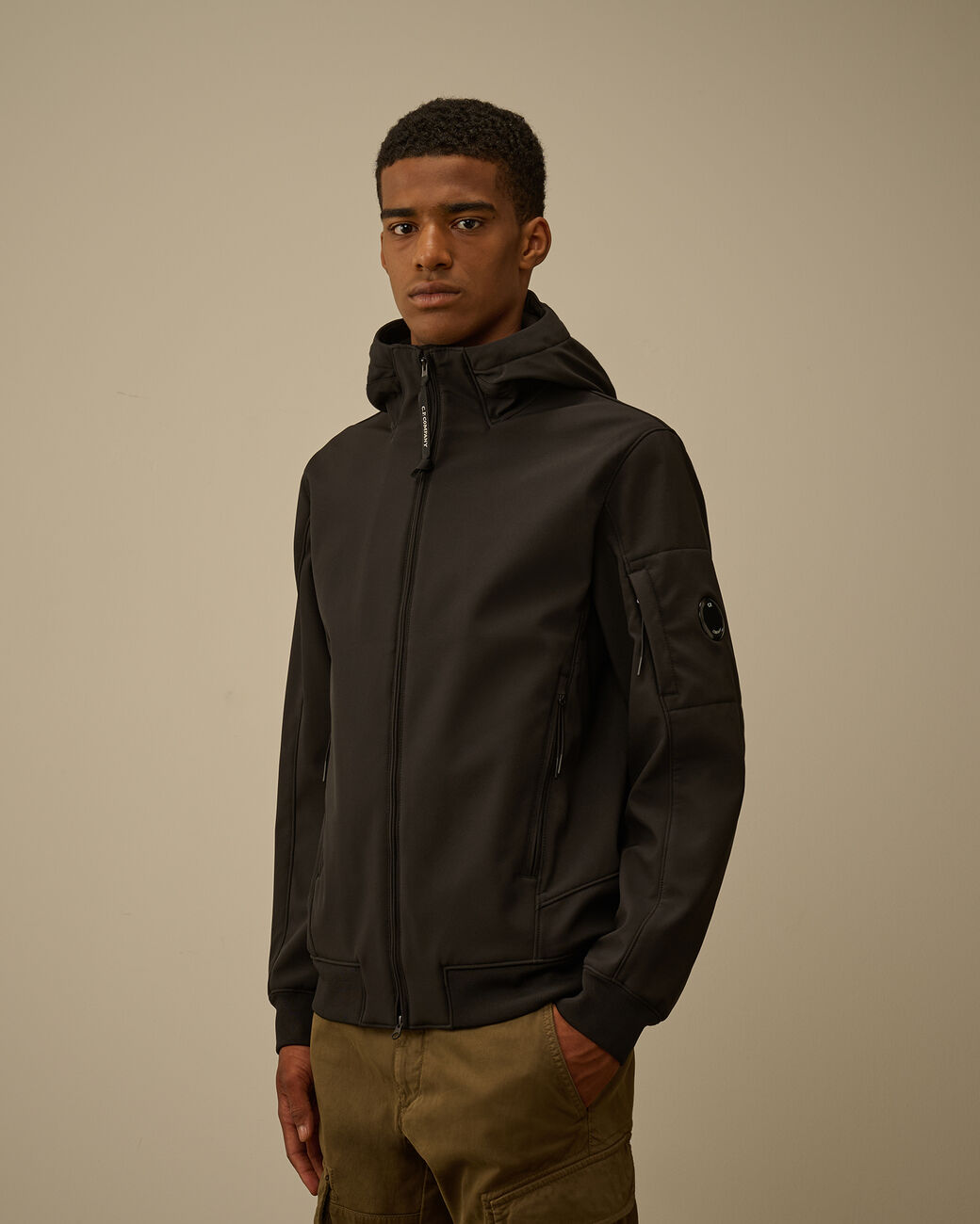 C.P. COMPANY - Veste C.P. Shell-R Hooded Jacket Dark Shadow