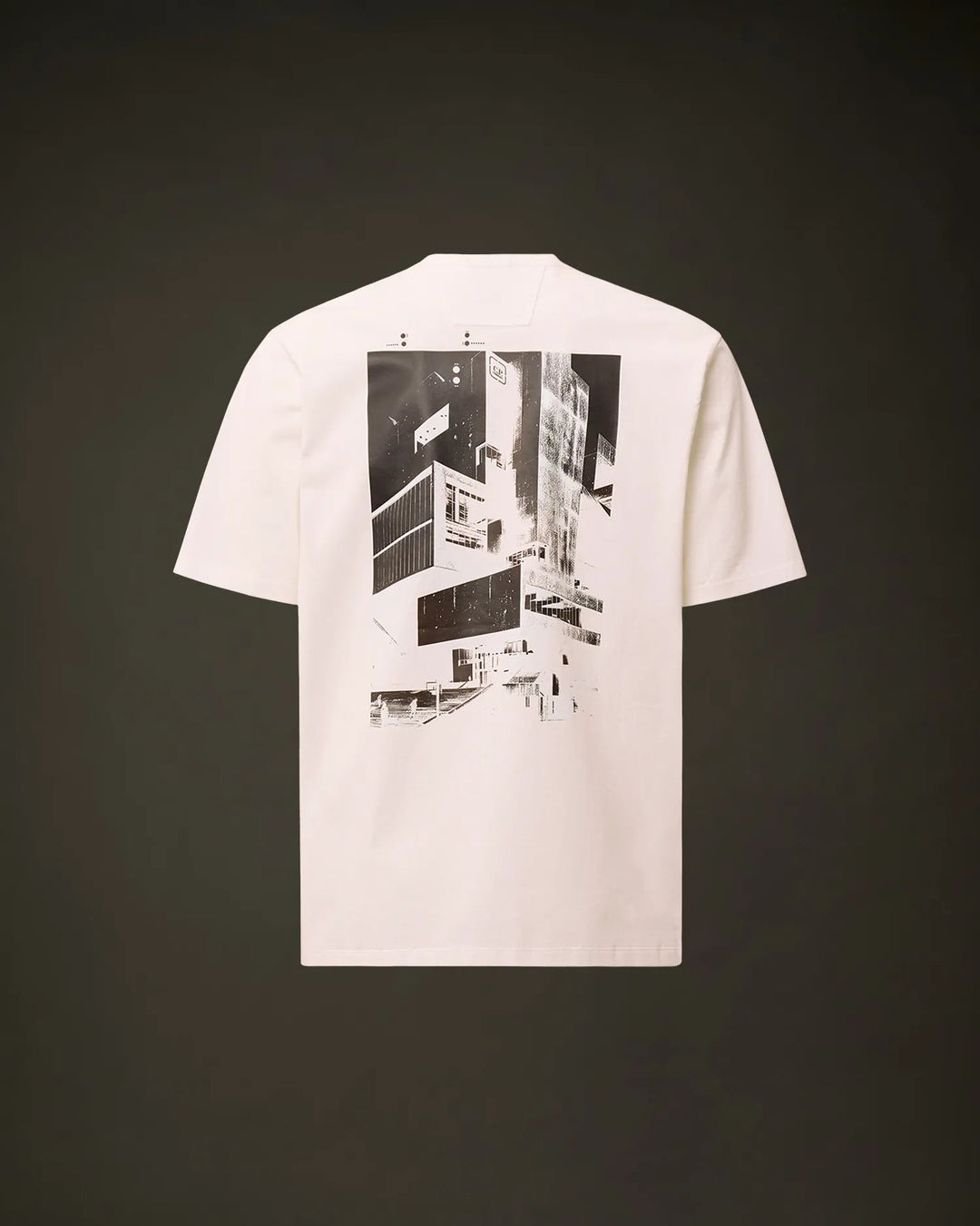 C.P. COMPANY - Metropolis Series Mercerized Jersey Short Sleeve Graphic T-Shirt Gauze White