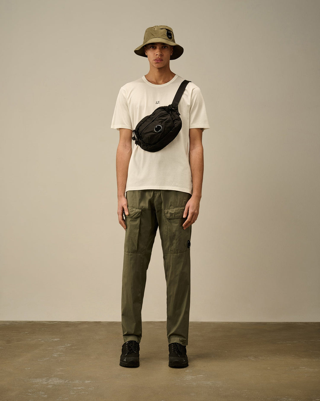 C.P Company - Pantalon Cargo Kaki