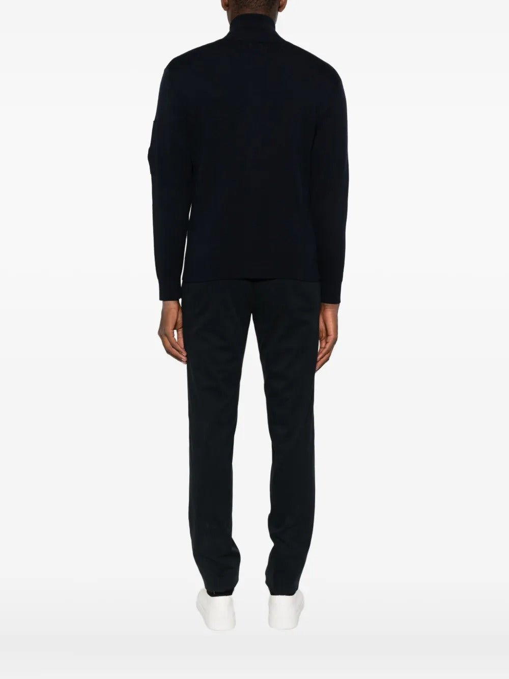 C.P. Company - Pull à Patch Logo Total Eclipse