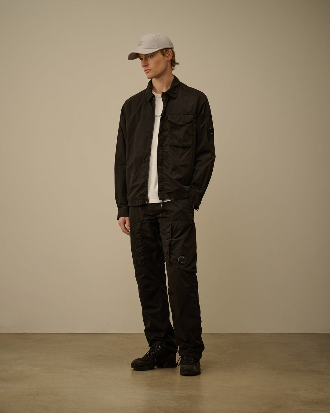 C.P. COMPANY - Surchemise Chrome-R Lens Noir