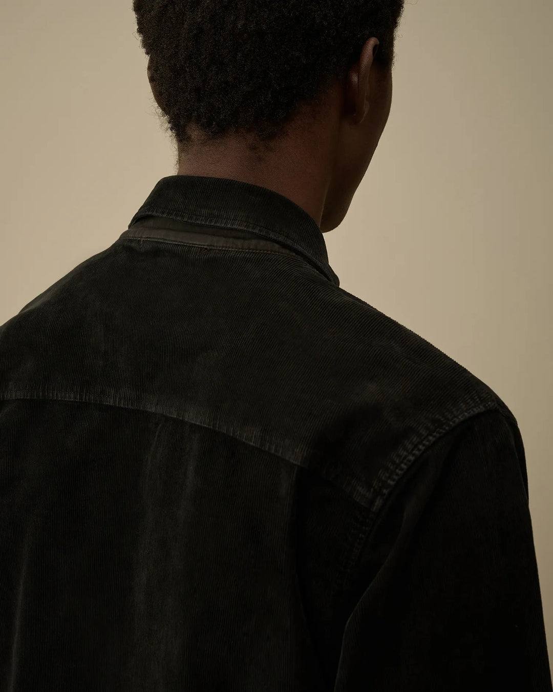 C.P. COMPANY - Surchemise Corduroy Lens Zipped Total Eclipse