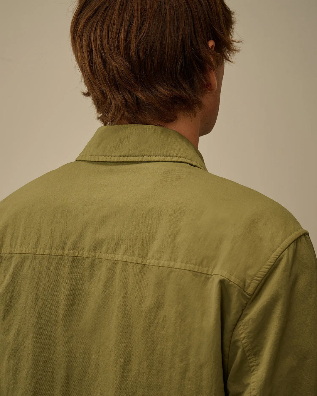 C.P. Company - Surchemise Diagonal Flatt Nylon Button Overshirt Capers