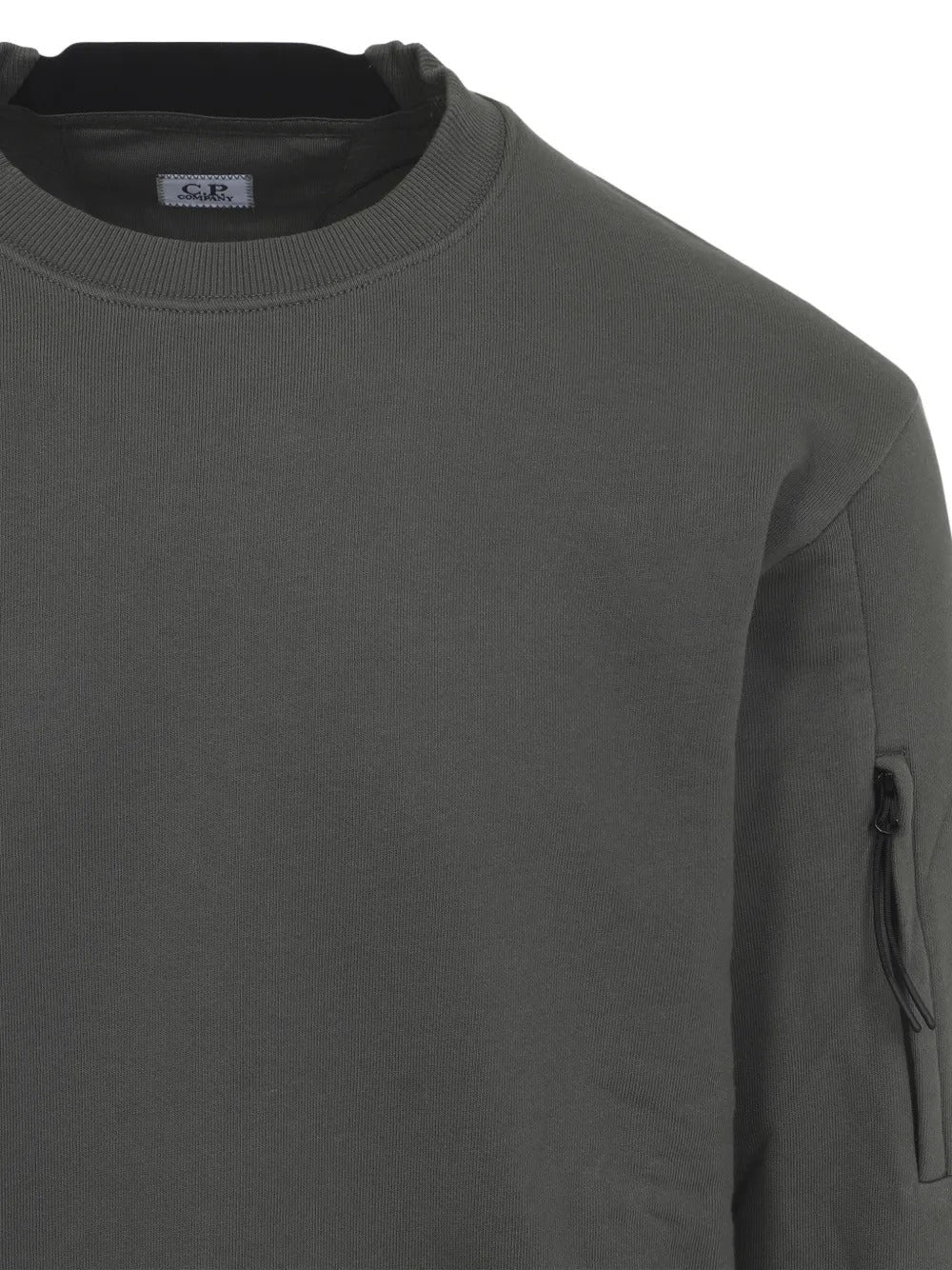 C.P. COMPANY - Sweatshirts à Poche Zippée Gris Foncé