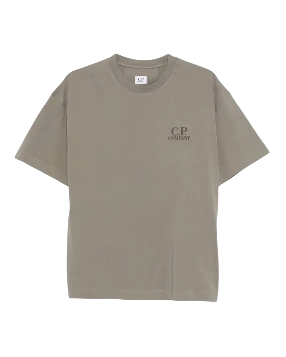 C.P. Company - T-shirt à détail de logo gris