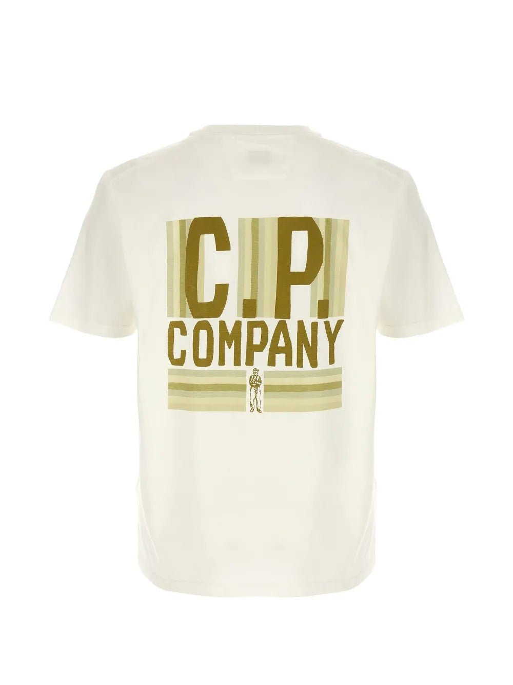C.P. COMPANY - T-Shirts Printed Crew-Neck Beige