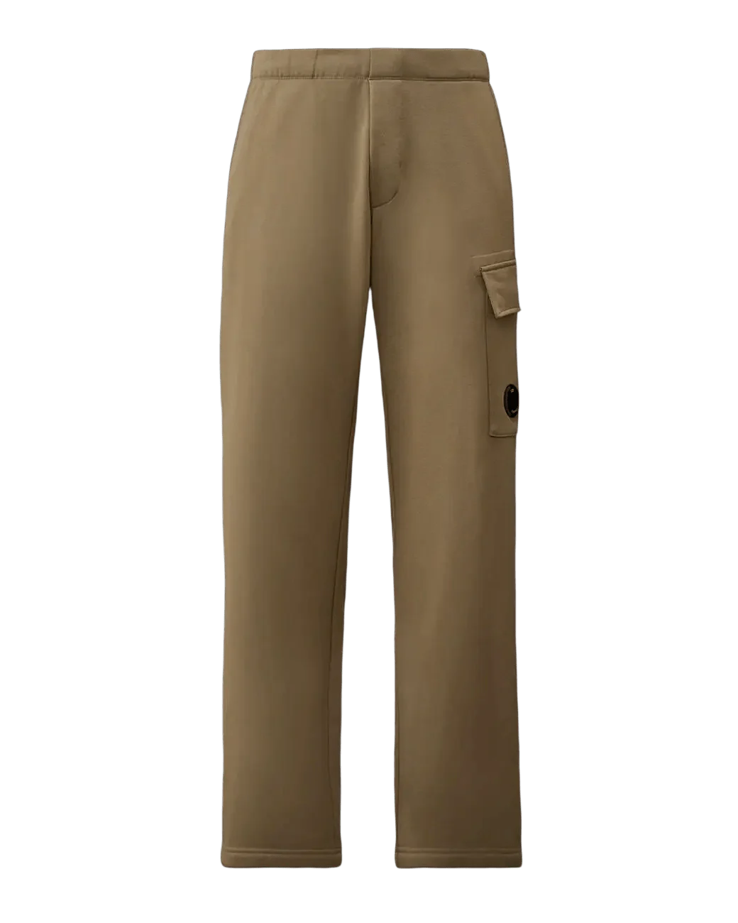 C.P.COMPANY - Diagonal Raised Fleece Cargo Lens Sweatpants Fallen Rock