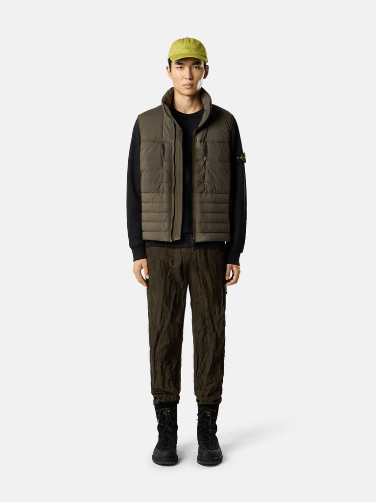 STONE ISLAND - Sweat-shirt ras-du-cou coupe regular Noir