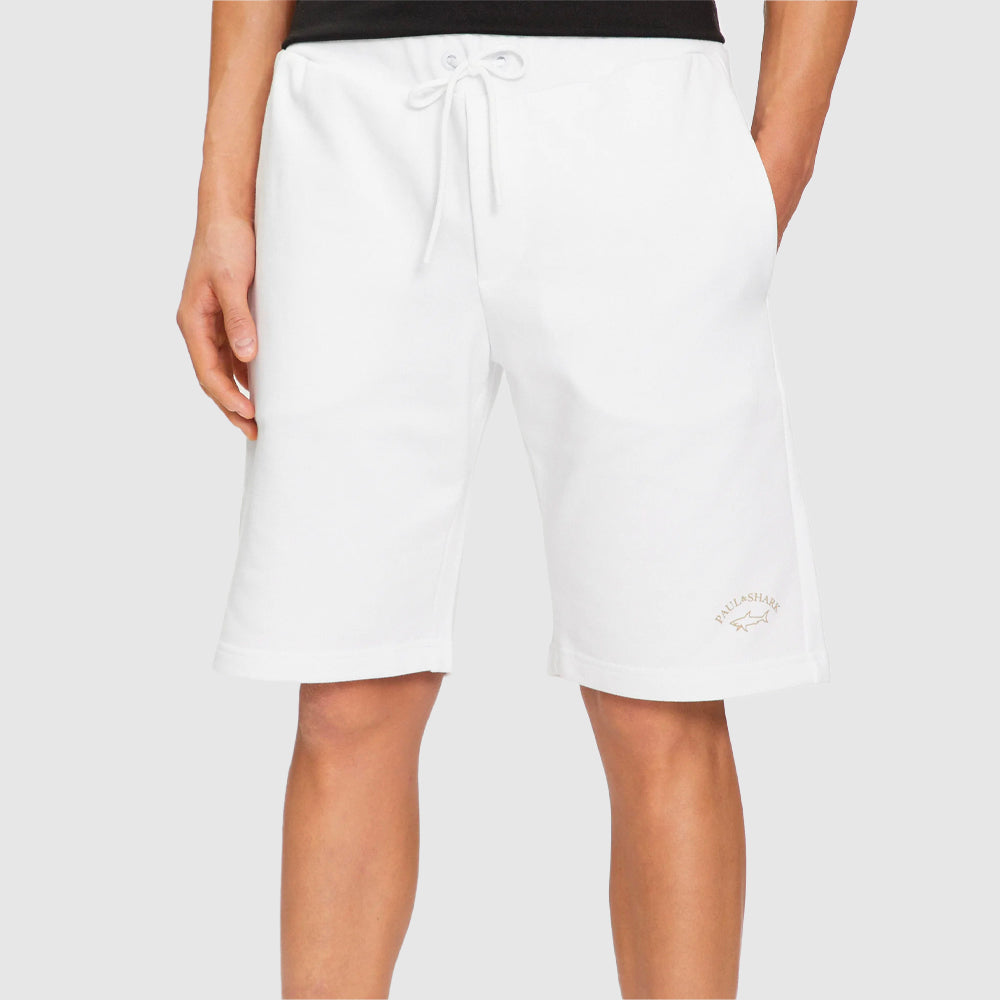Short en coton à logo