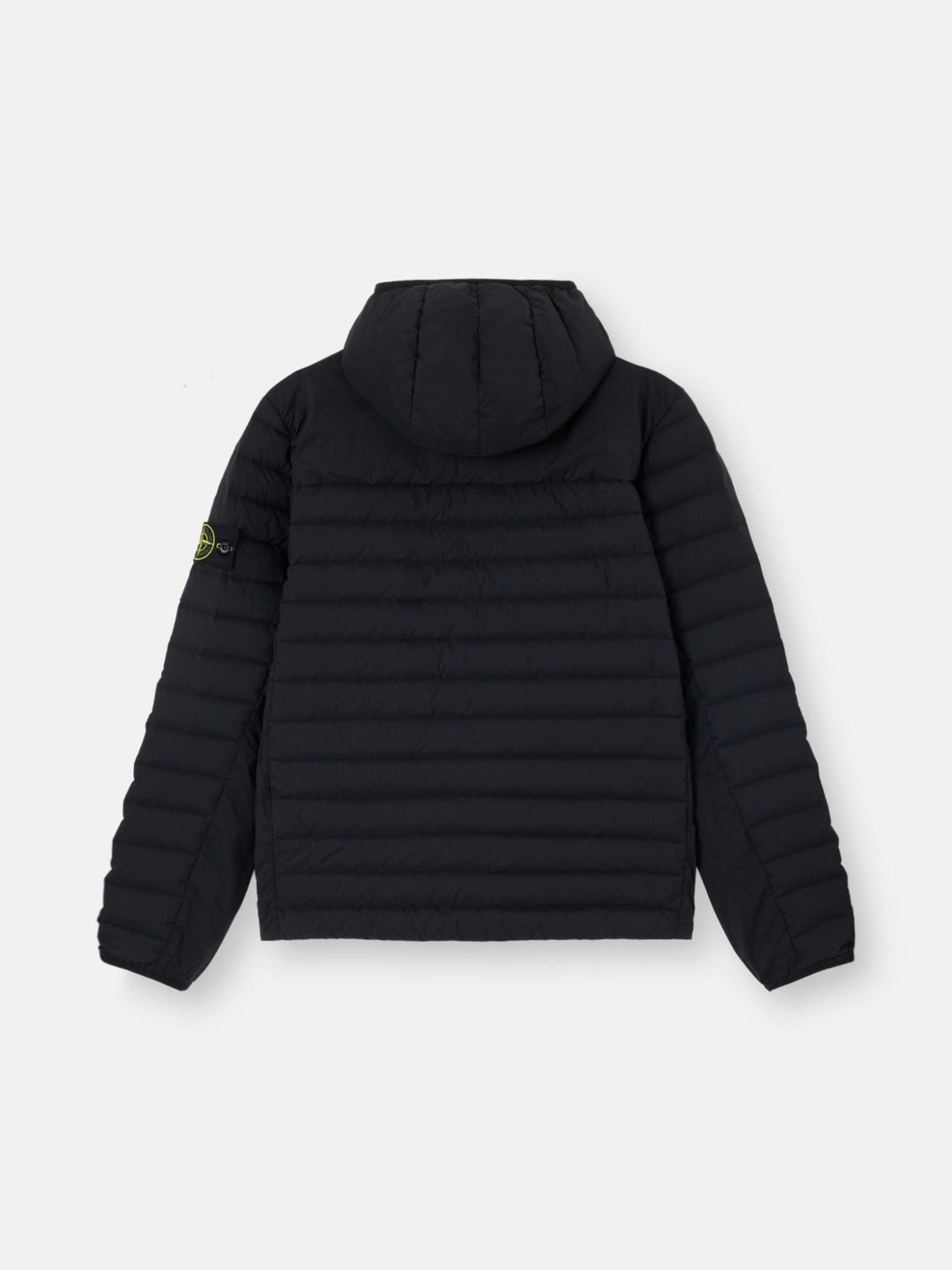 STONE ISLAND - Doudoune à capuche en matière déperlante 4100020 Noir