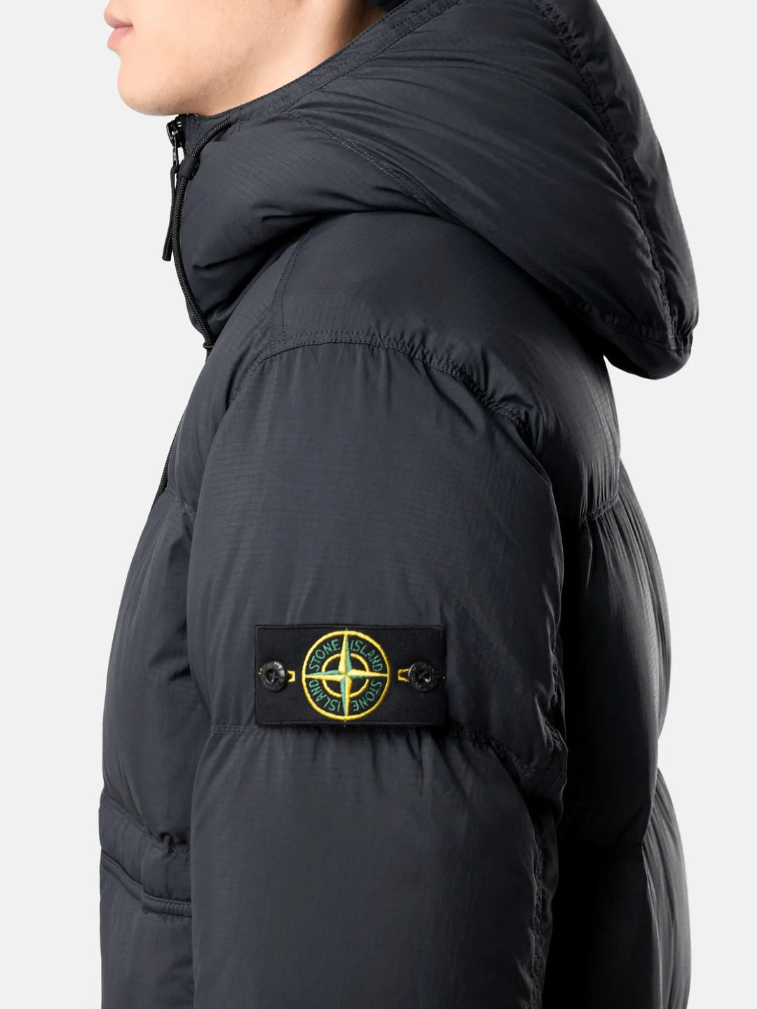 STONE ISLAND - Doudoune Matt Ripstop Cordura Advanced Fabrics Noir