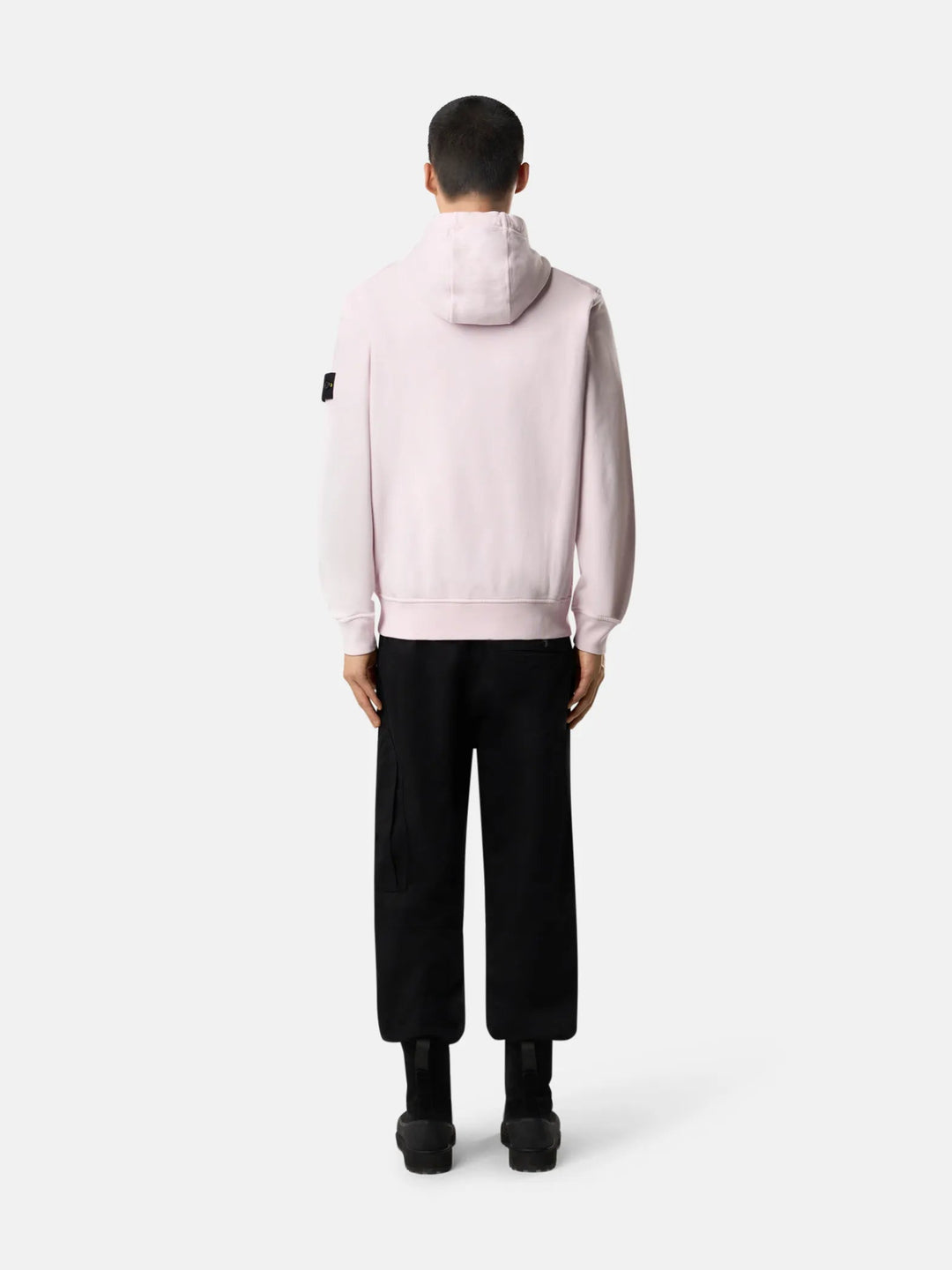 STONE ISLAND - Hoodie 6100062 ORGANIC COTTON FLEECE Rose
