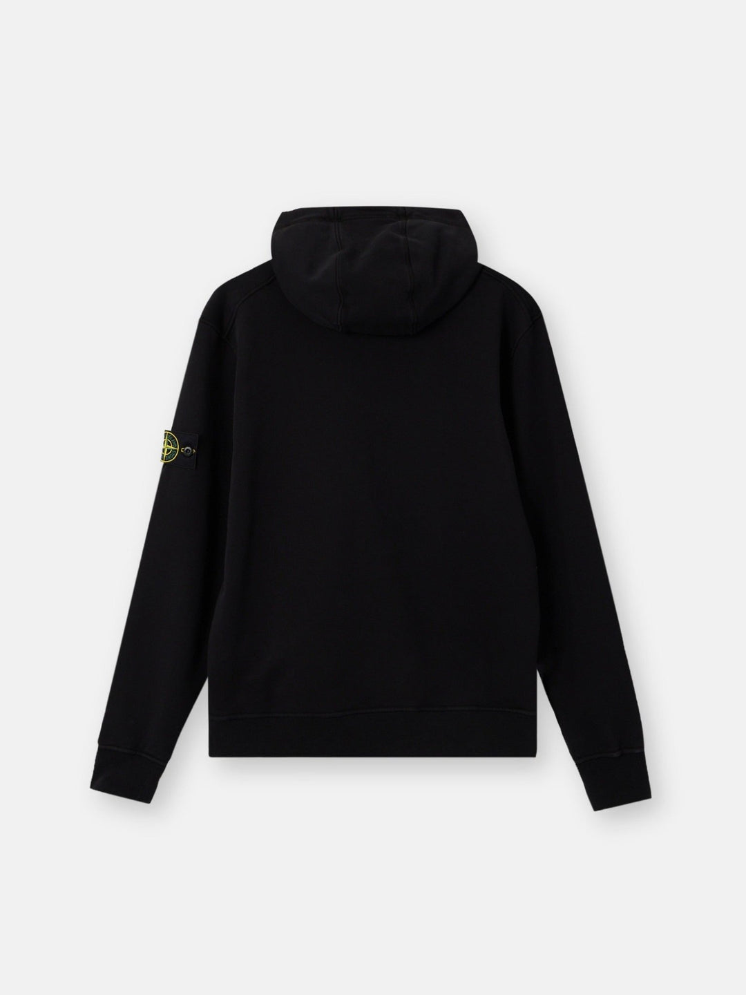 STONE ISLAND - Hoodie Organic Cotton Fleece Noir