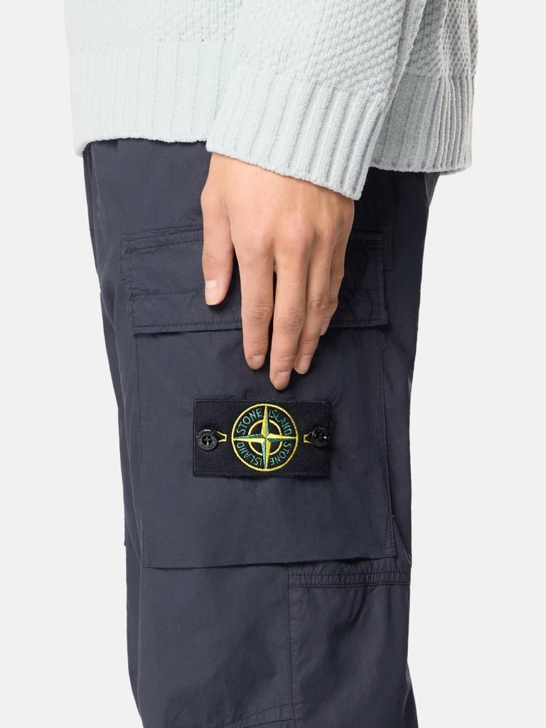 STONE ISLAND - Pantalon cargo coupe fuselée regular