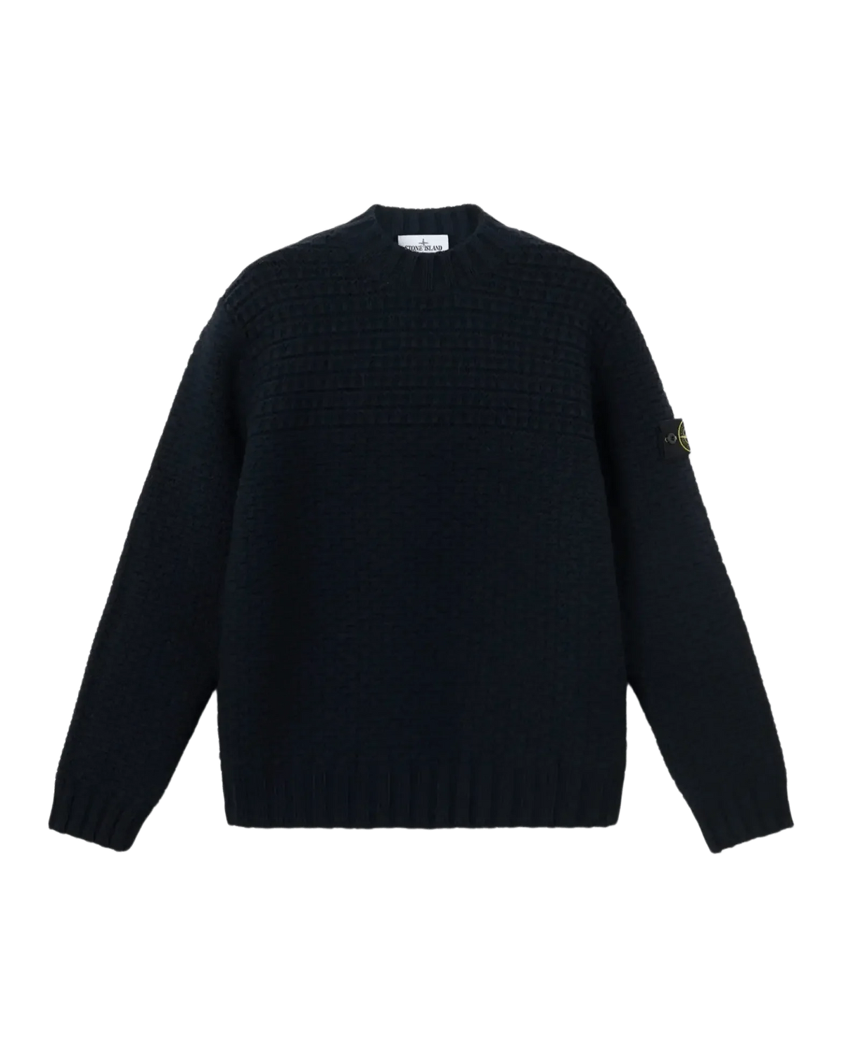 STONE ISLAND - Pull 5100054 Pure Wool Bleu Marine