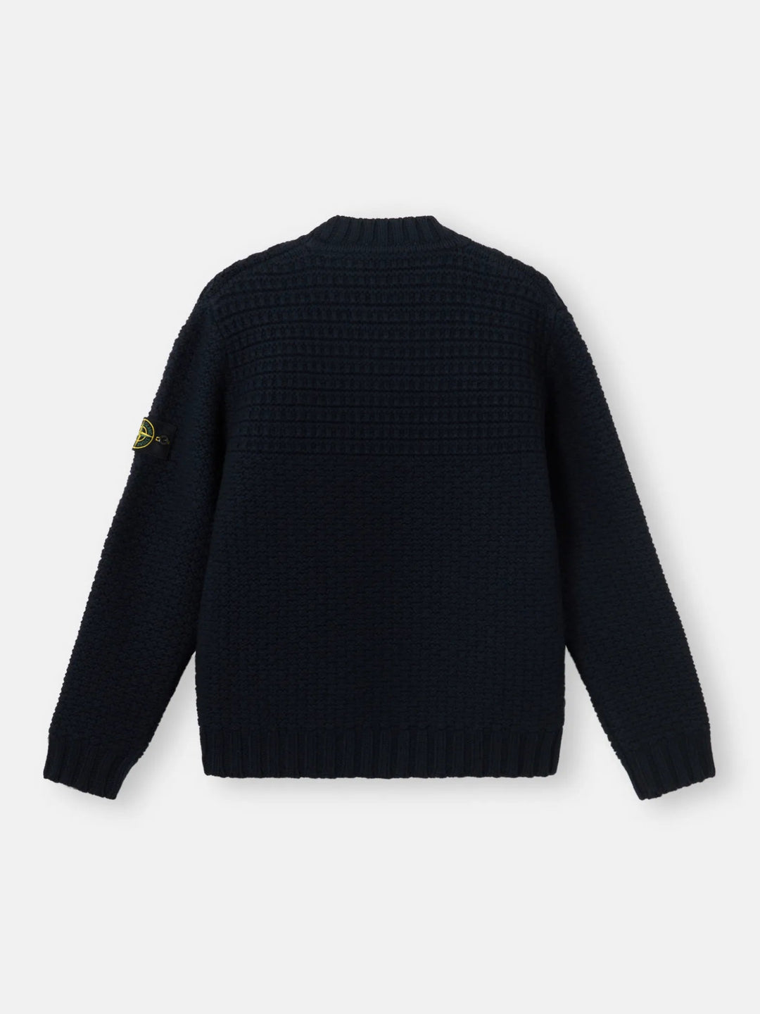 STONE ISLAND - Pull 5100054 Pure Wool Bleu Marine