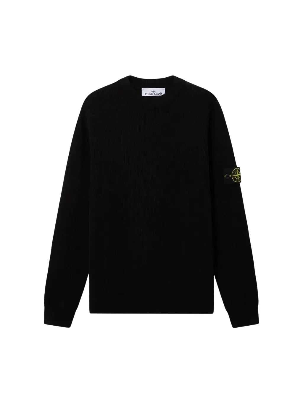 STONE ISLAND - Pull ample ras-du-cou à finitions côtelées