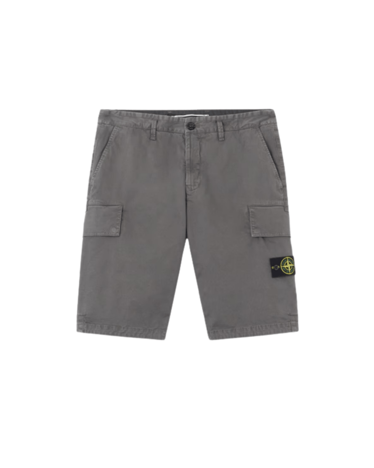 STONE ISLAND - Short cargo 'OLD' Gris Anthracite