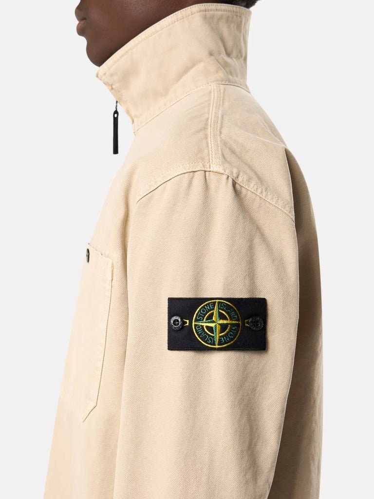 STONE ISLAND - Surchemise zippée coupe confort à poche