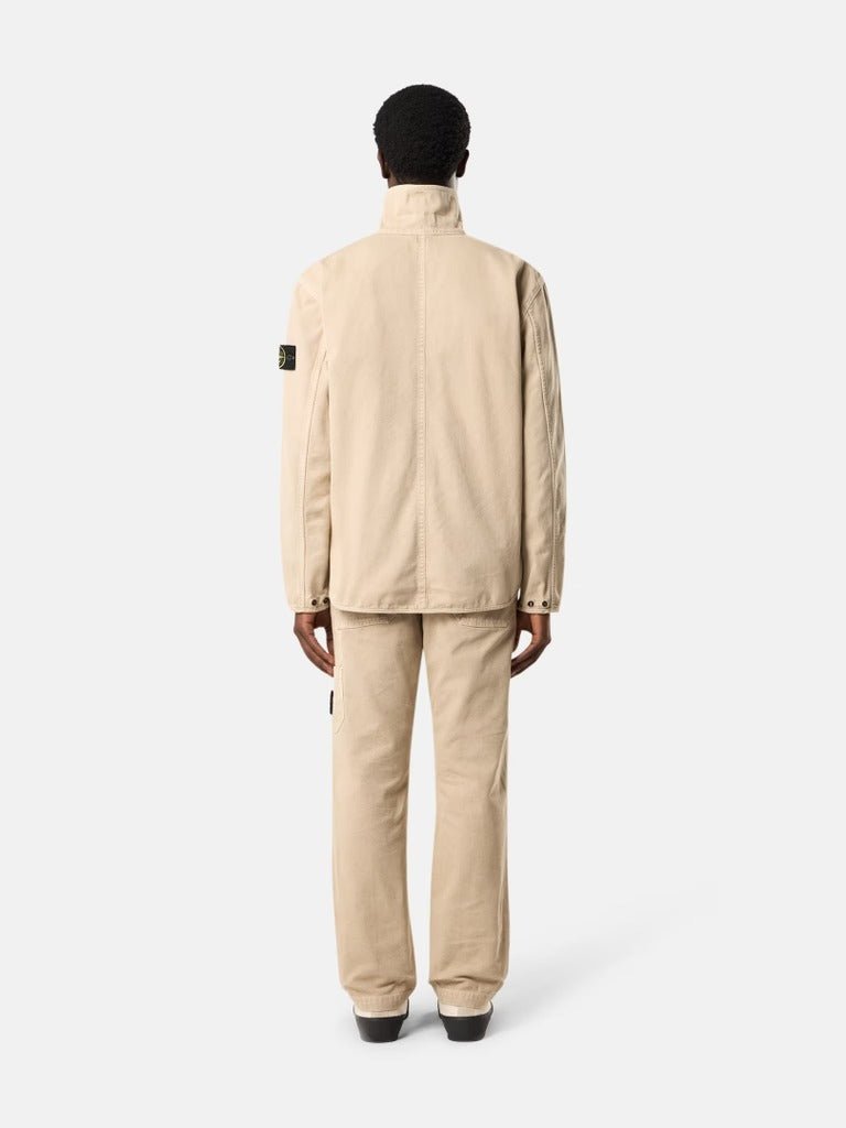 STONE ISLAND - Surchemise zippée coupe confort à poche