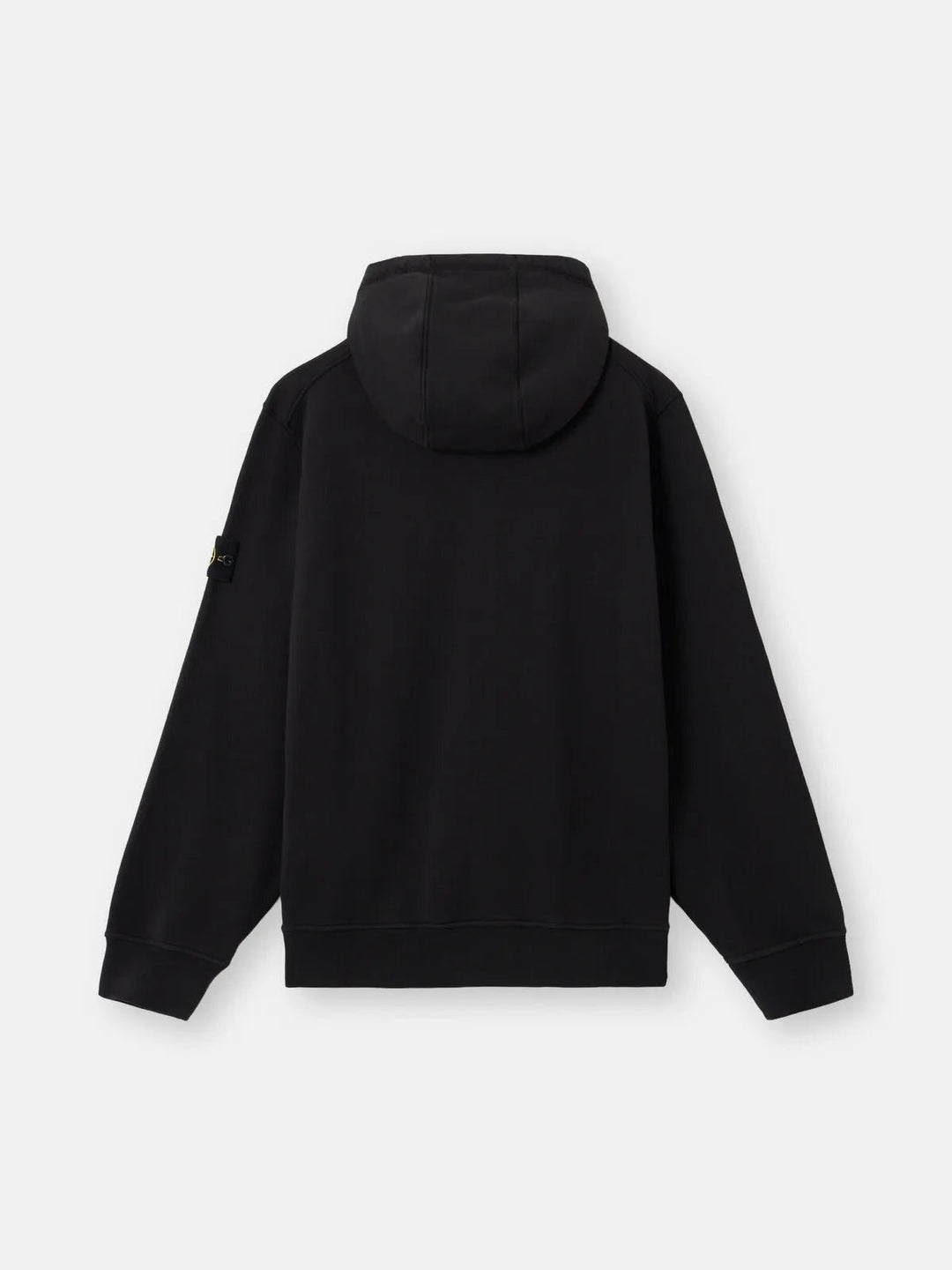 STONE ISLAND - Sweat zippé 6100061 ORGANIC COTTON FLEECE Noir