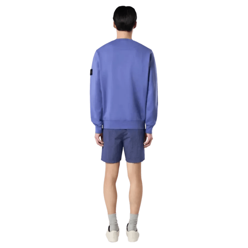 STONE ISLAND - Sweatshirt 6100060 ORGANIC COTTON FLEECE Violet