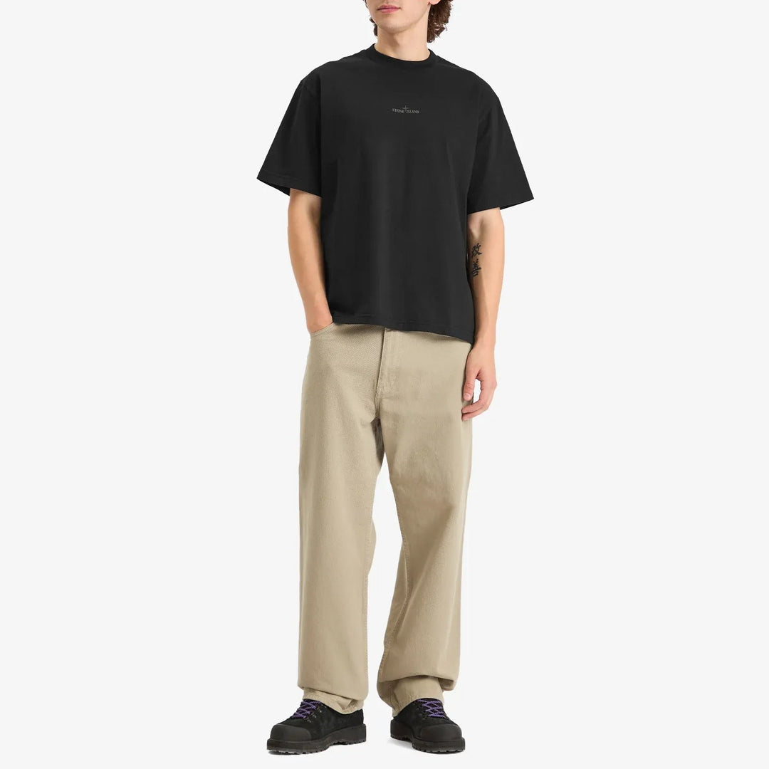 STONE ISLAND - T-shirt coupe regular avec imprimé « Stone »