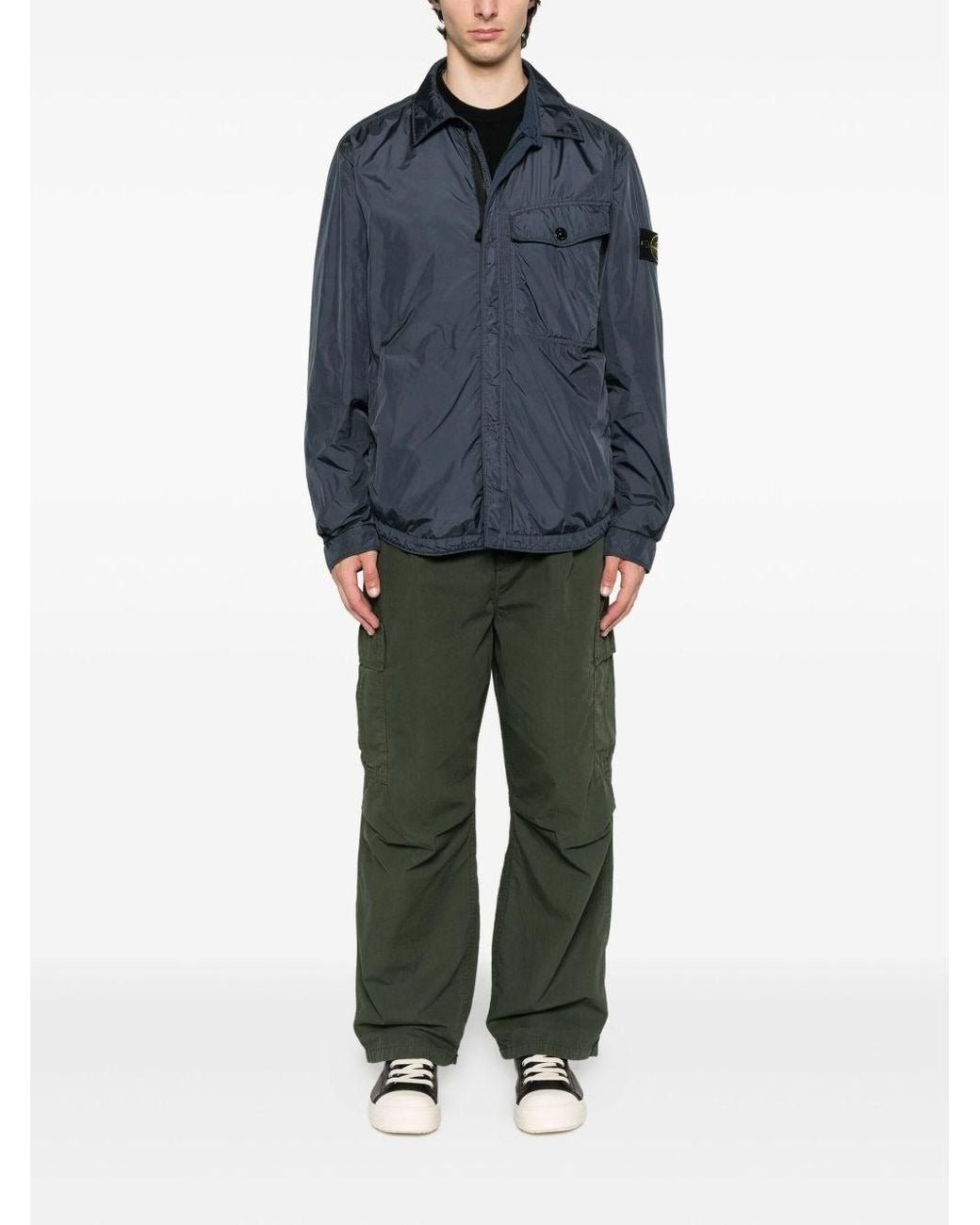 STONE ISLAND - Veste à Poche Zippée Bleu